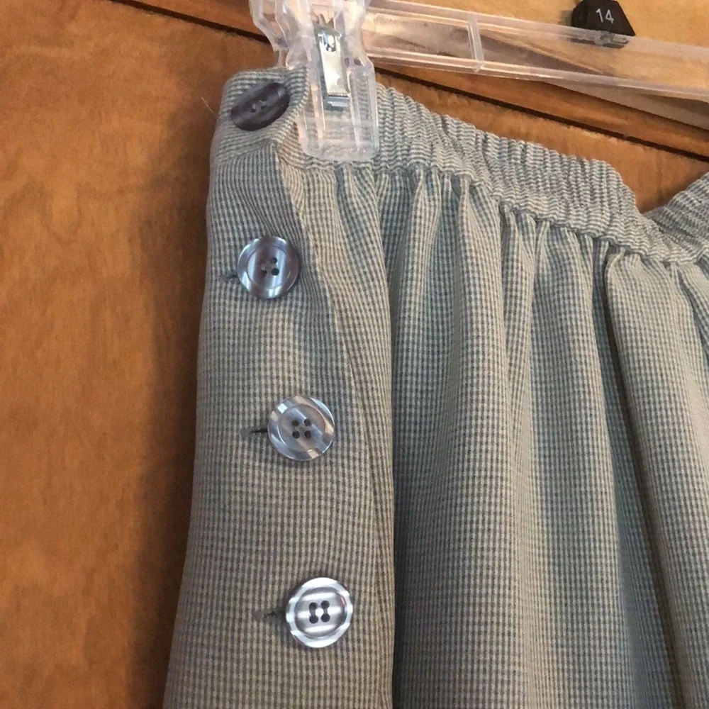Vintage high waist gingham shorts - Picture 5 of 8